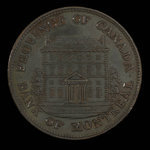 Canada, Bank of Montreal, 1/2 penny <br /> 1844