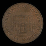 Canada, Bank of Montreal, 1/2 penny <br /> 1844