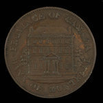 Canada, Bank of Montreal, 1/2 penny <br /> 1844