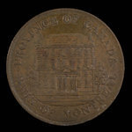 Canada, Bank of Montreal, 1/2 penny <br /> 1844