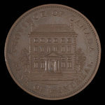 Canada, Bank of Montreal, 1 penny <br /> 1842