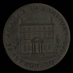 Canada, Bank of Montreal, 1/2 penny <br /> 1844