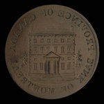 Canada, Bank of Montreal, 1/2 penny <br /> 1844