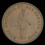 Canada, City Bank (Montreal), 1 penny <br /> 1837