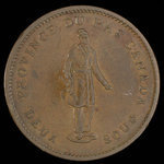 Canada, City Bank (Montreal), 1 penny <br /> 1837