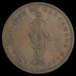 Canada, City Bank (Montreal), 1 penny <br /> 1837