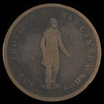 Canada, Quebec Bank, 1 penny <br /> 1837