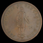 Canada, Quebec Bank, 1 penny <br /> 1837