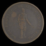 Canada, Bank of Montreal, 1 penny <br /> 1837