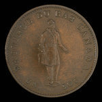 Canada, City Bank (Montreal), 1/2 penny <br /> 1837