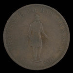 Canada, City Bank (Montreal), 1/2 penny <br /> 1837