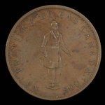 Canada, City Bank (Montreal), 1/2 penny <br /> 1837