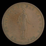 Canada, City Bank (Montreal), 1/2 penny <br /> 1837