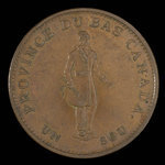 Canada, City Bank (Montreal), 1/2 penny <br /> 1837