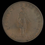 Canada, City Bank (Montreal), 1/2 penny <br /> 1837