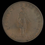 Canada, City Bank (Montreal), 1/2 penny <br /> 1837