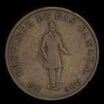 Canada, Banque du Peuple (People's Bank), 1/2 penny <br /> 1837