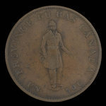 Canada, Bank of Montreal, 1/2 penny <br /> 1837