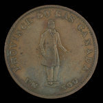 Canada, Bank of Montreal, 1/2 penny <br /> 1837