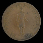 Canada, Bank of Montreal, 1/2 penny <br /> 1837