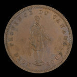Canada, Quebec Bank, 1 penny <br /> 1852