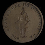 Canada, Bank of Montreal, 1/2 penny <br /> 1837