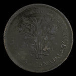 Canada, unknown, 1 sou <br /> 1838