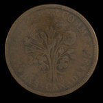 Canada, unknown, 1 sou <br /> 1838