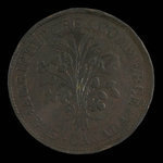 Canada, unknown, 1 sou <br /> 1838