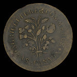 Canada, unknown, 1 sou <br /> 1838