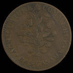 Canada, unknown, 1 sou <br /> 1838