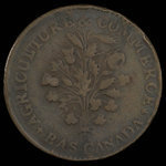 Canada, unknown, 1 sou <br /> 1838