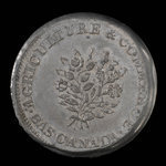 Canada, Numismatic & Antiquarian Society of Montreal, 1 sou <br /> 1865