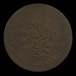 Canada, unknown, 1 sou <br /> 1838
