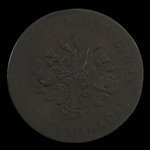 Canada, Bank of Montreal, 1 sou <br /> 1838