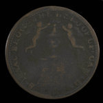 Canada, unknown, 1/2 penny <br /> 1816