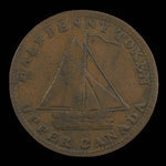 Canada, unknown, 1/2 penny <br /> 1823