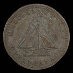 Canada, unknown, 1/2 penny <br /> 1823