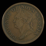 Canada, Province of Nova Scotia, 1 penny <br /> 1832