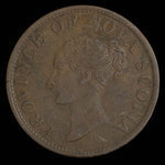 Canada, Province of Nova Scotia, 1/2 penny <br /> 1840