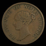 Canada, Province of Nova Scotia, 1/2 penny <br /> 1843