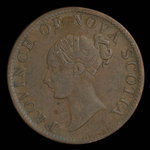 Canada, Province of Nova Scotia, 1/2 penny <br /> 1843