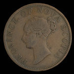 Canada, Province of Nova Scotia, 1/2 penny <br /> 1843