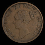 Canada, Province of Nova Scotia, 1/2 penny <br /> 1843