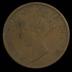 Canada, Province of Nova Scotia, 1/2 penny <br /> 1843