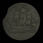 Canada, unknown, 1/2 penny <br /> 1835