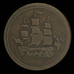 Canada, unknown, 1/2 penny <br /> 1838