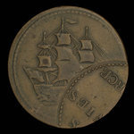 Canada, unknown, 1/2 penny <br /> 1838