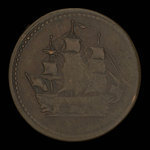 Canada, unknown, 1/2 penny <br /> 1838