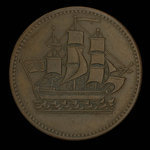 Canada, unknown, 1/2 penny <br /> 1835